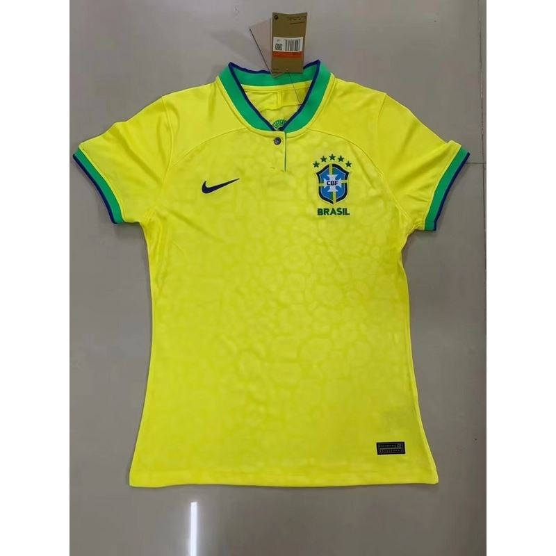 22-23 Brazil Home Womens Jersey - Click Image to Close